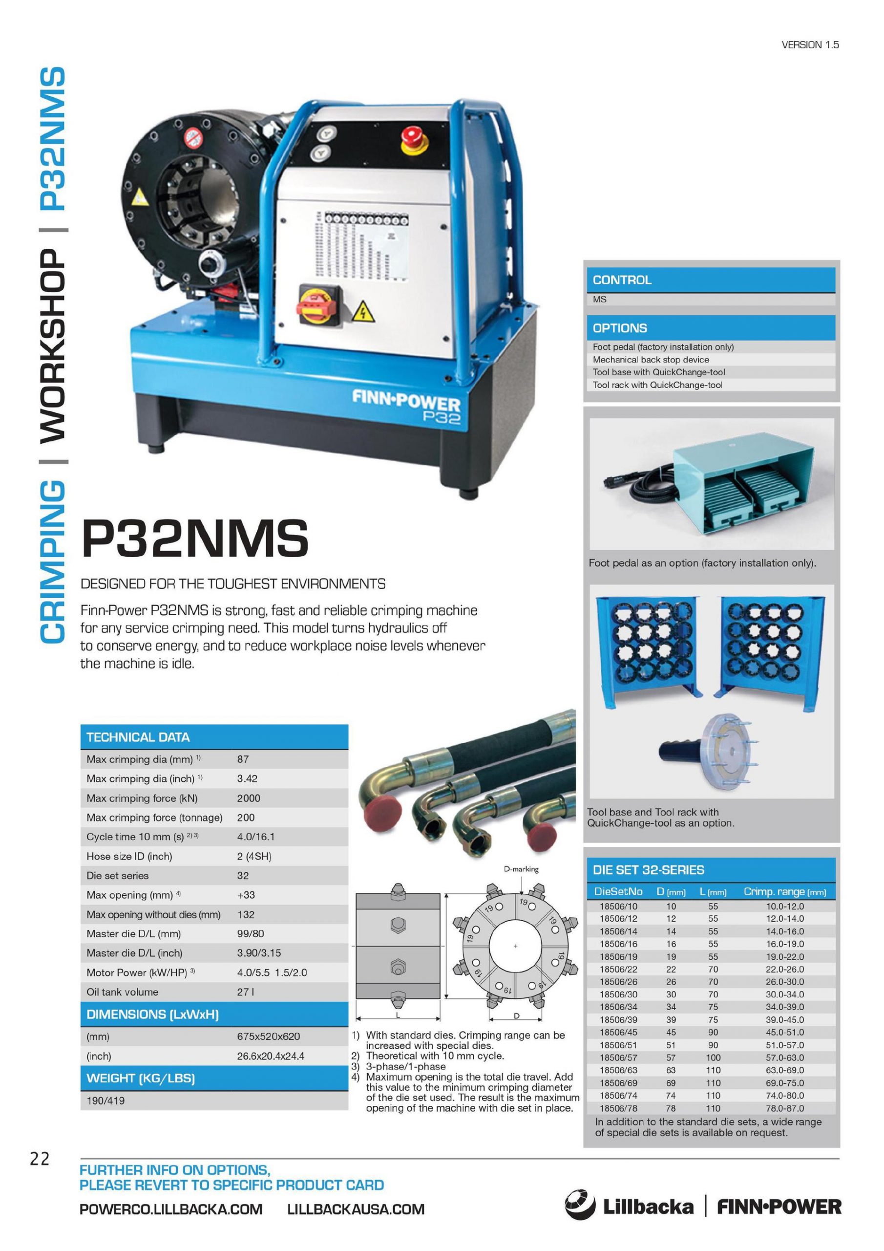 Máy bấm ống dầu Finn Power